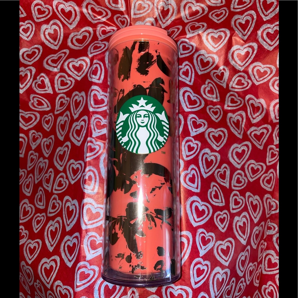 STARBUCKS MEXICO coral insulated Tumbler